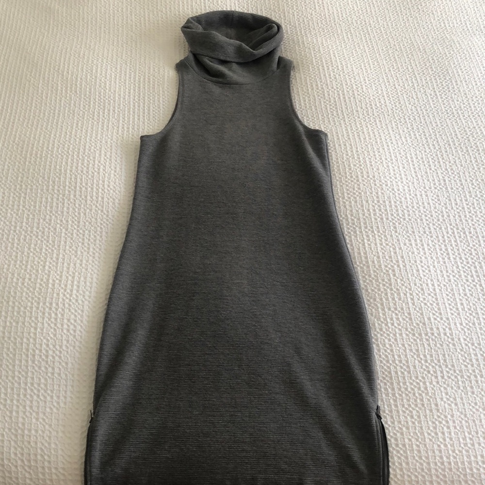 EUC Banana Republic Ribbed Turtleneck Sleeveless Dress Size XS